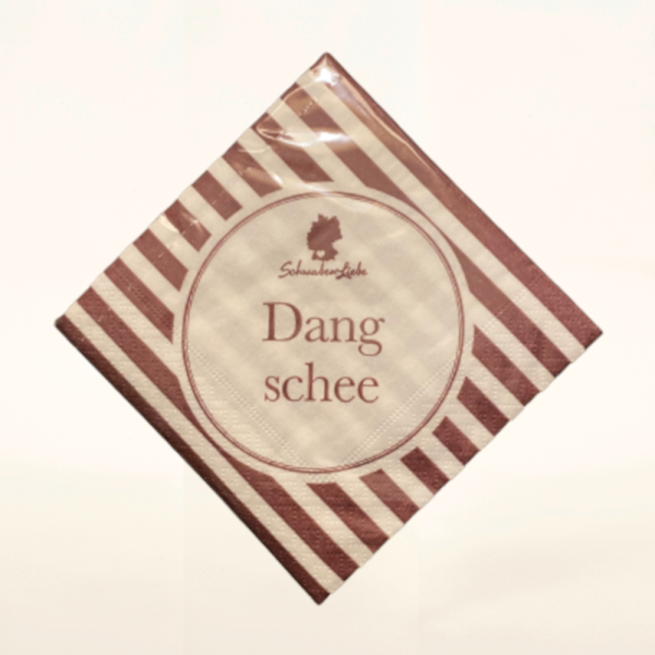 Servietten &quot;Dang Schee&quot;