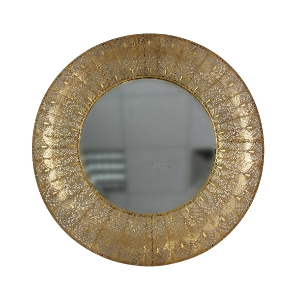 Wandspiegel, orientalisch, gold, Höhe: 73,00cm