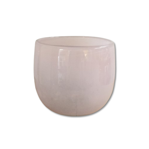 DutZ Glas Vase rosa, Höhe 18cm