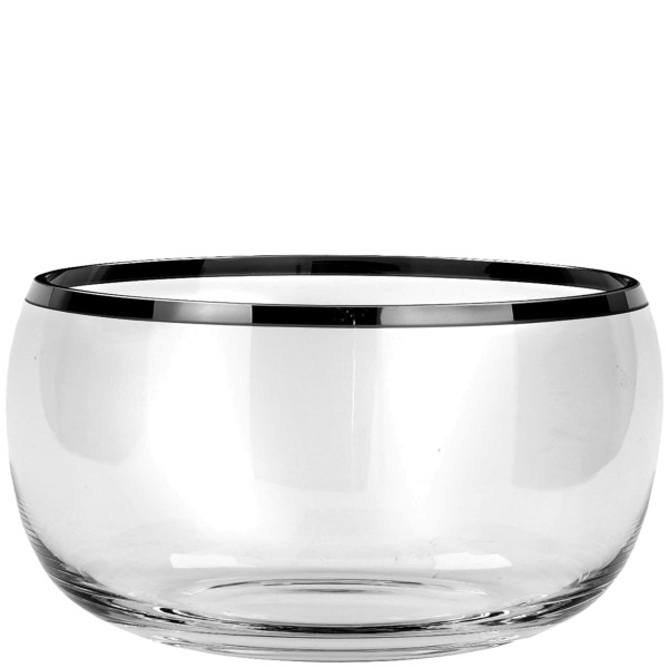Glasschale - PLATINUM - Höhe: 14 cm
