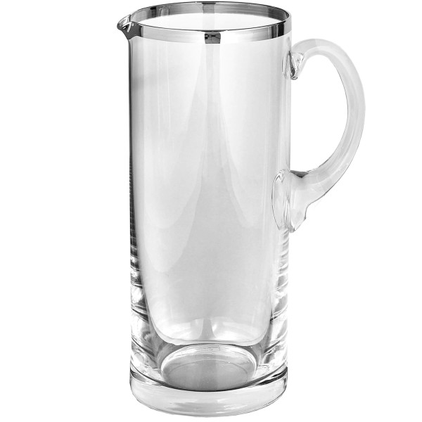 Glaskrug - PLATINIUM - Höhe 25cm