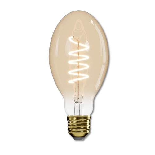 LED Glühbirne Spiral-Filament, Höhe 15cm