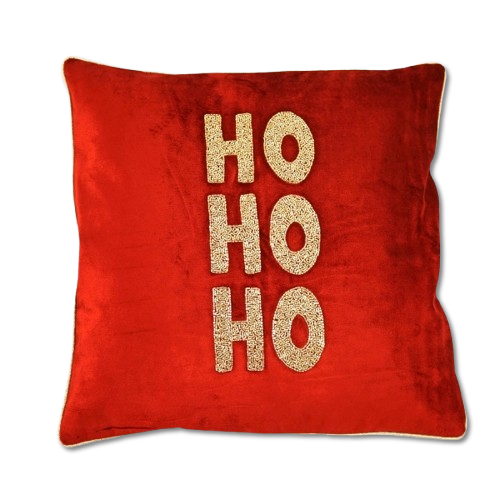 Kissen HOHOHO, rot